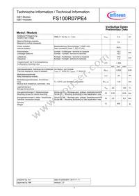 FS100R07PE4BOSA1 Datasheet Page 4