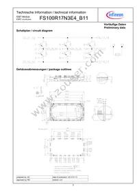 FS100R17N3E4B11BOSA1 Datasheet Page 8