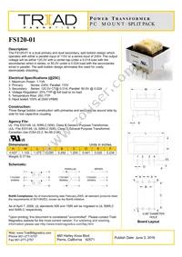 FS120-01 Datasheet Cover