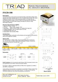 FS120-100 Datasheet Cover
