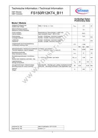 FS150R12KT4B11BOSA1 Datasheet Page 3