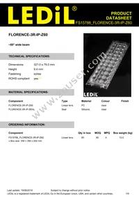 FS15786_FLORENCE-3R-IP-Z60 Datasheet Cover