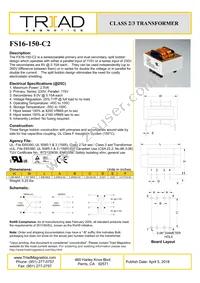 FS16-150-C2 Datasheet Cover