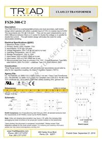 FS20-300-C2 Datasheet Cover