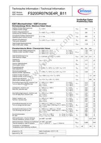 FS200R07N3E4RB11BOSA1 Datasheet Page 2