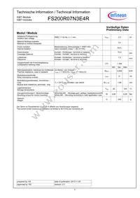 FS200R07N3E4RBOSA1 Datasheet Page 4