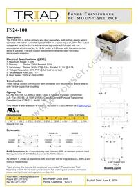 FS24-100 Datasheet Cover