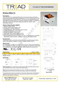 FS24-250-C2 Datasheet Cover