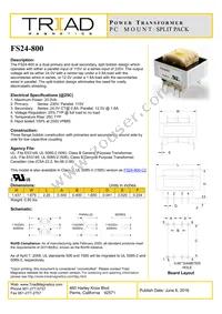 FS24-800 Datasheet Cover