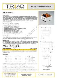 FS28-040-C2 Datasheet Cover