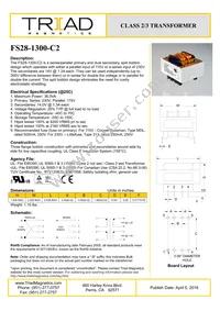 FS28-1300-C2 Datasheet Cover