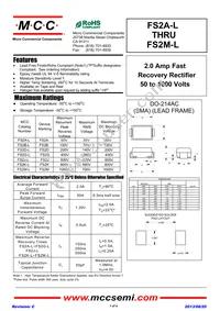 FS2M-LTP Datasheet Cover