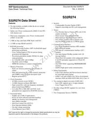 FS32R274KBK2VMM Datasheet Cover