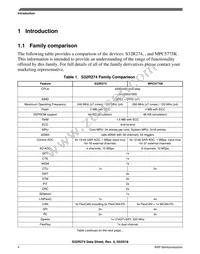 FS32R274KBK2VMM Datasheet Page 4