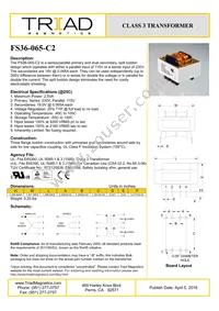 FS36-065-C2 Datasheet Cover