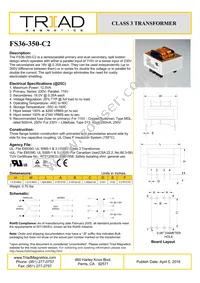 FS36-350-C2 Datasheet Cover