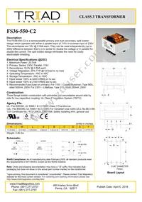 FS36-550-C2 Datasheet Cover
