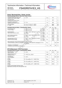 FS400R07A1E3H5BPSA1 Datasheet Page 3