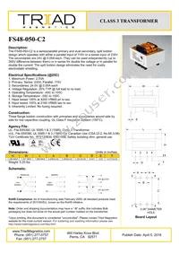 FS48-050-C2 Datasheet Cover