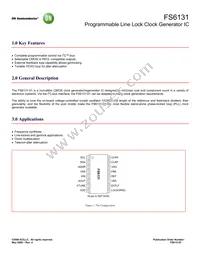 FS6131-01I-XTD Datasheet Cover