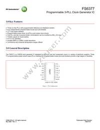FS6377-01IG-XTP Datasheet Cover