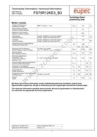 FS75R12KE3_B3 Datasheet Page 3