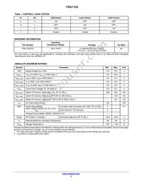 FSA1153UCX Datasheet Page 3