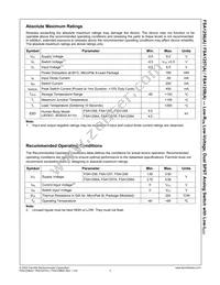 FSA1257AL8X Datasheet Page 4