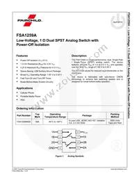 FSA1259AK8X Datasheet Page 2