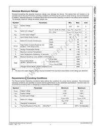 FSA221MUX Datasheet Page 5