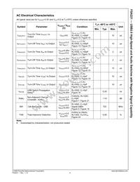 FSA221MUX Datasheet Page 7