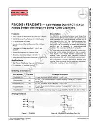 FSA2269TSL10X Datasheet Page 2