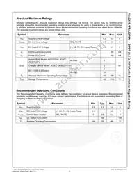 FSA2275AUMX Datasheet Page 4