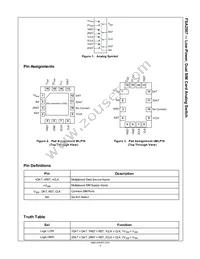 FSA2567MPX Datasheet Page 2