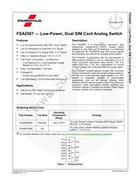 FSA2567UMX-F135 Datasheet Page 2