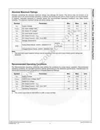 FSA2567UMX-F135 Datasheet Page 4