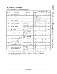 FSA3051TMX Datasheet Page 4