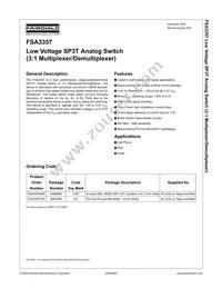 FSA3357L8X Datasheet Page 2