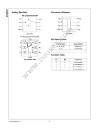 FSA3357L8X Datasheet Page 3