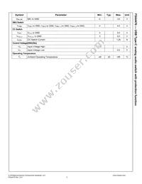 FSA4476UCX Datasheet Page 5