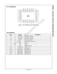 FSA642UMX Datasheet Page 2