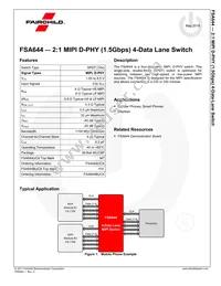 FSA644UCX Datasheet Page 2