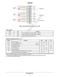 FSA646AUCX Datasheet Page 4