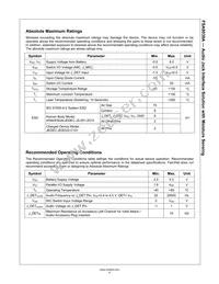 FSA8039AUMSX Datasheet Page 6