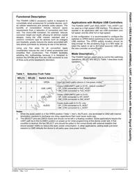 FSA805UMX Datasheet Page 4