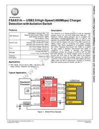 FSA831AL10X-F131 Datasheet Cover