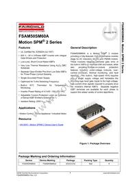 FSAM50SM60A Datasheet Page 2