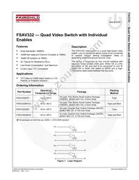 FSAV332MTC Datasheet Cover