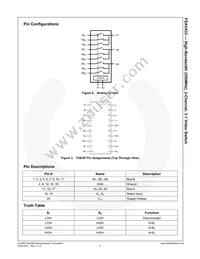 FSAV433MTC Datasheet Page 3