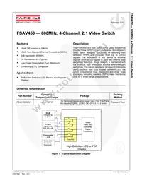 FSAV450BQX Datasheet Page 2
